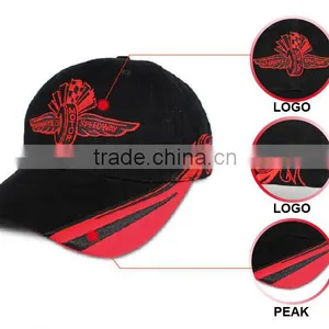 High Quality Twill Cotton Custom Embroidery Promotional 6 Panel Baseball Cap Wholesale thumbnail-4