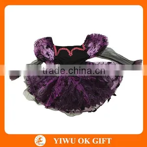 Polyester Witch Lace Cosplay Costume For Kids thumbnail-1
