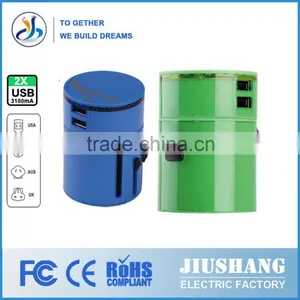 Double USB Travel Adapter and Converter thumbnail-1