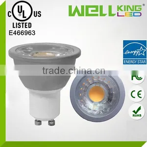 UL ES 3w 4w 5w 6w 7w Dimmable COB Gu10 Led Spotlight 120 Degree Beam Angle thumbnail-1