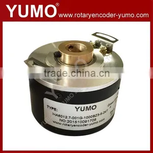 IHA6012.7 12.7mm 60mm Line Driver IP54 5VDC 1000ppr ABZ CNC Stepper Motor Shaft 14mm Incremental Hollow Shaft Rotary Encoder thumbnail-1