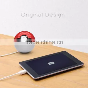 Pokemon Go Pokeball Power Bank 12000 MAh Dual USB LED Quick Phone Charge Powerbank for Mobile Phones AR Game thumbnail-4