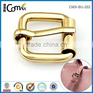 Gold Metal Roller Pin Buckle For Handbag thumbnail-3