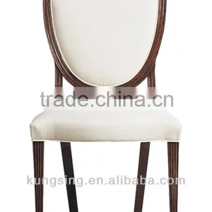 Wood Design Fabric Dining Chair thumbnail-1