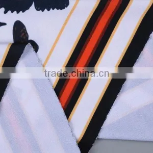 New Fashion Women Dress Lycra Fabric Digital Printting Polyester Scuba Fabric thumbnail-1