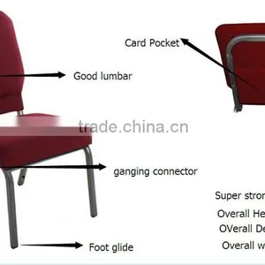 Aluminum BH-YB8135 Shake Back Dining Chair thumbnail-3