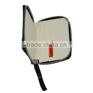 2015 Fashion Oostrich Leather Zipper Wallet thumbnail-4