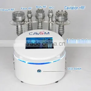 CE Certificated Fast Cavitation Slimming System Bio 5 In 1 Cavitation Machine Led Ultrasound Cavitation Machine With Teaching Video Bipolar Rf Ultrasonic Liposuction Cavitation thumbnail-2