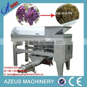 Automatic Grape Destemmer and Crusher Machine for Grape Wine Factory thumbnail-1