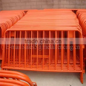 Factory of Galvanized Folding Crowd Control Barrier,metal Can Removable Fence thumbnail-5