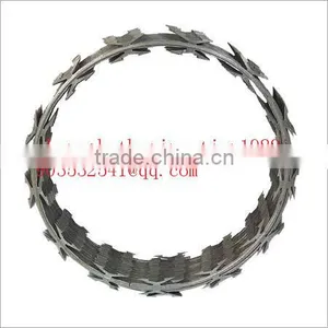 Electric Galvanized/Hot-dipped Galvanized Razor Wire for Security Use thumbnail-1