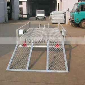 Hot Dipped Galvanized 8x5ft Utility ATV Trailer Ramp Trailer thumbnail-3