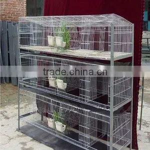 Galvanized Metal Rabbit Cage Poultry Layer Cages thumbnail-1