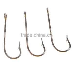 High-carbon Steel Ringed Fishing Hook, Similar Mustad 2330 Kirby Sea Hook thumbnail-1