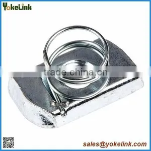 Short Spring Carbon Steel Channel Nut thumbnail-1