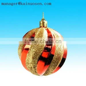 Hand Painted Ceramic Christmas Ball Tree Ornament/hanging Ornament thumbnail-4