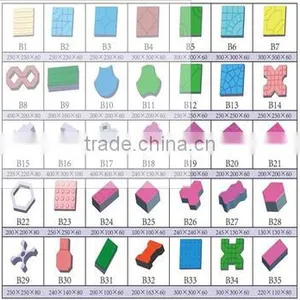 Zigzag Interlocking Concrete Blocks for Sale in India / Dongyue Block Machine for Sale thumbnail-3