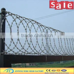 Airport Razor Wire Wall for Protection thumbnail-1