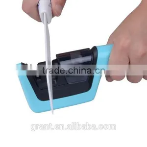 2 Stage Kitchen Suction Cup Electric Knife Sharpener thumbnail-6