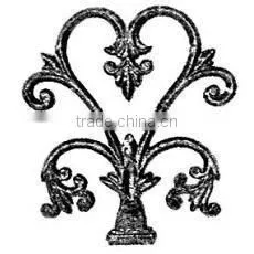 2015 New Iron Flowers Made in China for Date Railing Decoration thumbnail-5