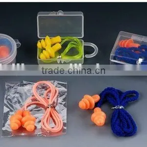 Ear Plug Silicon With Rope thumbnail-1