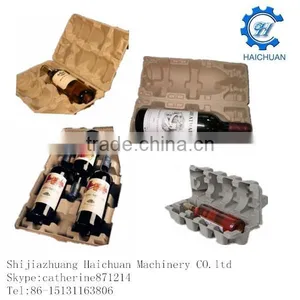 Customer Paper Pulp Wine Bottle Tray Shipper thumbnail-1