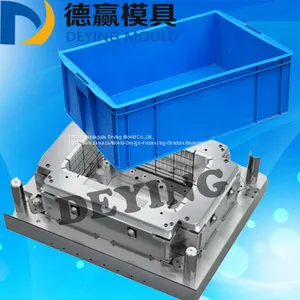 Chinese Mould Manufacture Supply Plastic Injection Crate Mould 2017 New Product Plastic Mould for Injection Turnover Box thumbnail-2