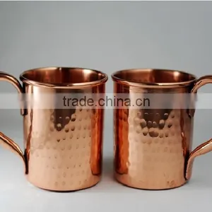 Copper Moscow Mule Mug, Pure Copper Mule Mug, Copper Beer Mug thumbnail-4