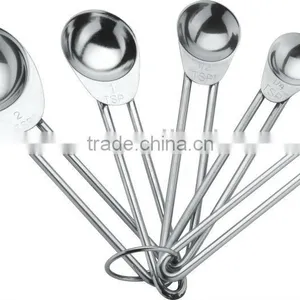 5 Pieces,4 Pieces Stainless Steel Measuring Spoon. thumbnail-1
