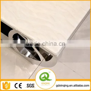 C380 China Living Room Center Table Stainless Steel Stone Sofa Table thumbnail-2