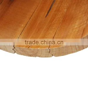 Round Wooden Planter/Wood Barrel Planter thumbnail-5