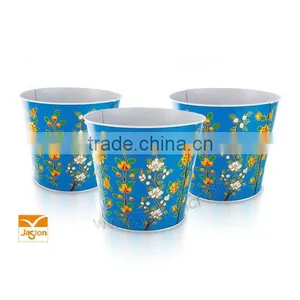 Green Ice Bucket Storage Bin Party Tub Metal Drinks n Ice Bucket thumbnail-1