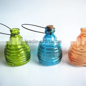 Stripe Glass Fly Insect Catcher With Hole and Hanging Handle thumbnail-1