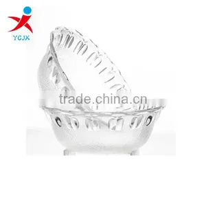 Authentic Transparent Frosted Glass Bowl of Rice Bowls of Fruit Salad Bowl Bowl thumbnail-1