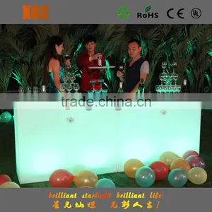 High Grade PE Plastic LED Table Party Table Outdoor Waterproof Led Table thumbnail-3