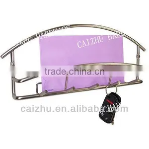 Wall Mount Mail Holder With Key Hooks thumbnail-1