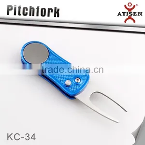 New Switchblade Golf Marker Pitch Mark Great Hat Clip Pitchfork Divot Golfing thumbnail-3