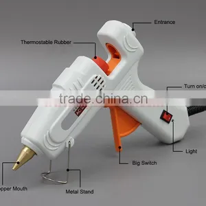 Hot Melt Glue Gun, Glue Stick, Adjustable Tempreture, With Turn On/off 10w-100w thumbnail-4