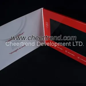 USB Hd 1024*600 Lcd Video Brochure Booklet Flyer Ips Screen 1000mah Lithium Battery thumbnail-5