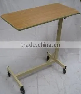 Overbed Table, Adjustable Height, Laminated Top thumbnail-1