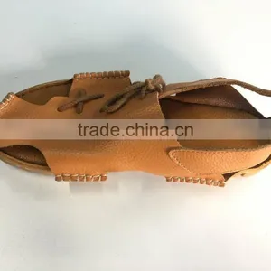Cheap Chinese Factory Men Leather Sandals and Slippers thumbnail-1