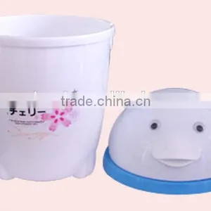 Penguin Shape Table Paper Towel Plastic Trash Bin thumbnail-4