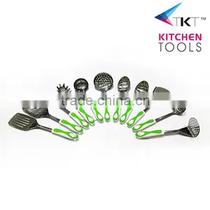 Stainless Steel Kitchen Utensils ,PP+TPR Handle Stainless Steel Kitchen Utensils ,kitchen Utensil Set thumbnail-1