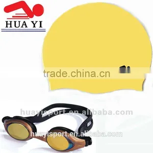 Promotional Adult Swimming Goggle and Cap Set, Hot Sales Goggles and Cap for Swim thumbnail-1