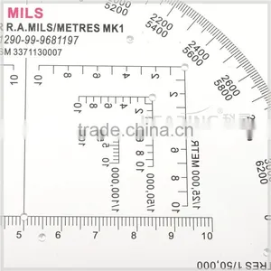 6inch Military Protractor KMP-1 Military Protractor,half Moon Military Protractor thumbnail-3