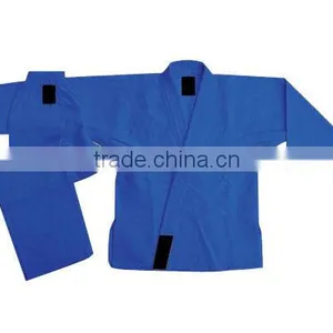 Blue Judo Uniforms 450 Gram Single Weave thumbnail-1