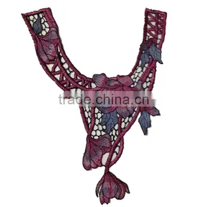 Lace Manufacturer Machine Made Crochet Neck Lace Design thumbnail-2
