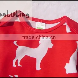 Merry Christmas Baby Girls Long Sleeve One Piece Animal Rompers Organic Cotton Bodysuits thumbnail-2