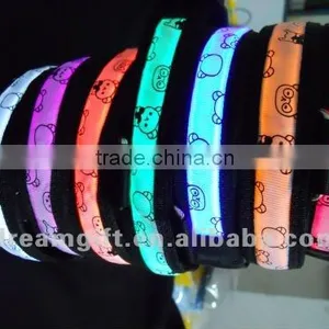 Glow in the Night Flashing Led Dog Collar 4 Size Cheap Price thumbnail-1