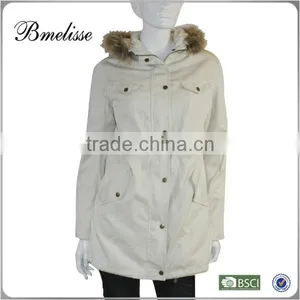 2014 Newest Ladies White Long Duster Coat thumbnail-1